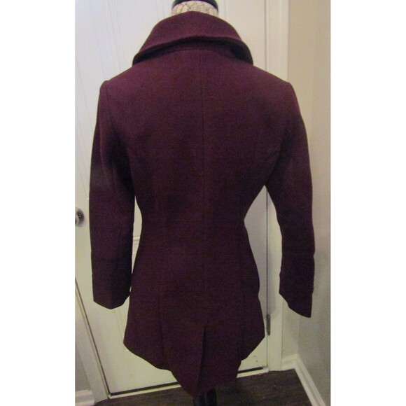 Allegra K Overcoat Shawl Collar Single Breasted Mid Thigh Winter NWT Womens XS - Picture 9 of 12